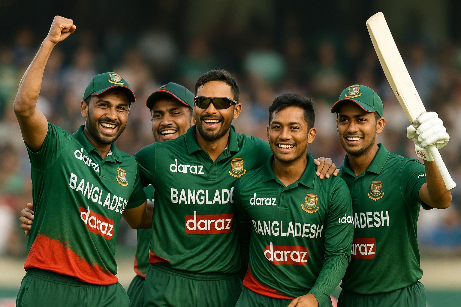 শেষ বলের ছক্কায় নাটকীয় জয়! স্টেডিয়ামে তুফান